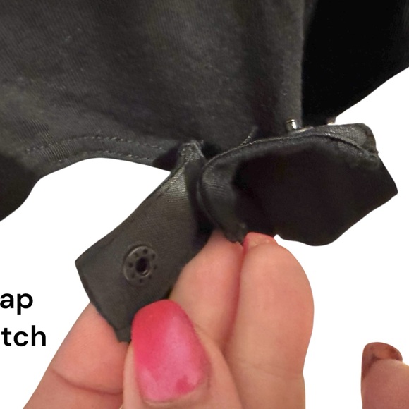 NWT Elegant Black V-Neck Bodysuit  XXLARGE   #C - Picture 6 of 9